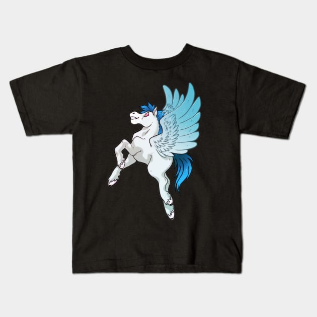 Pegasus Kids T-Shirt by Grethe_B